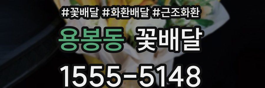 용봉동 꽃배달