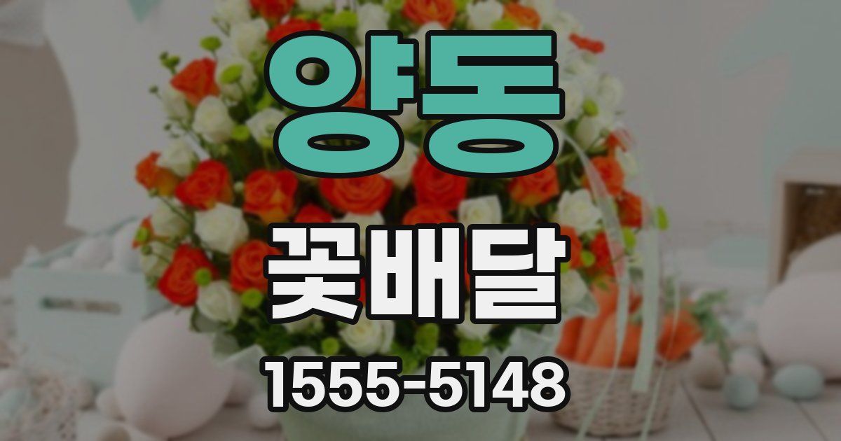 양동 꽃배달