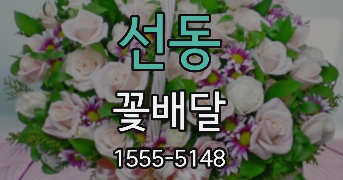 선동 꽃배달