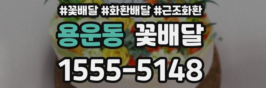 용운동 꽃배달
