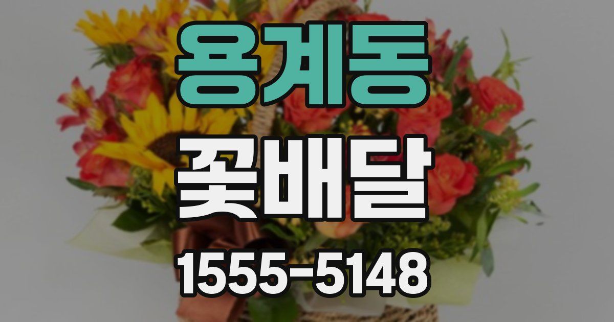 용계동 꽃배달