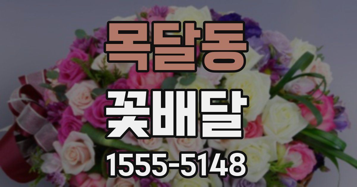 목달동 꽃배달