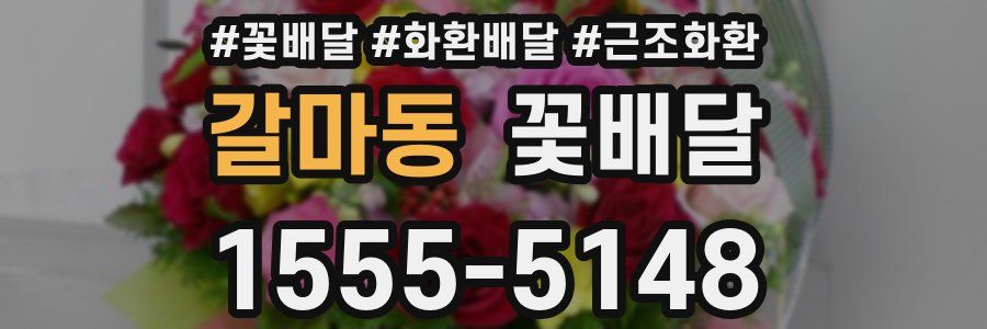 갈마동 꽃배달