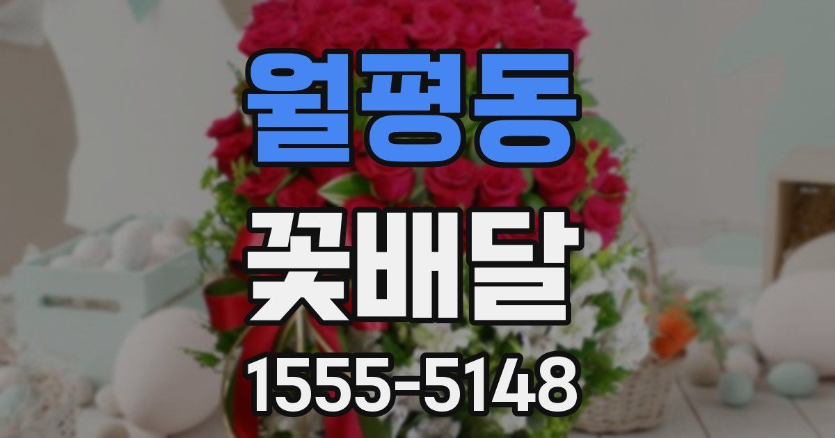 월평동 꽃배달