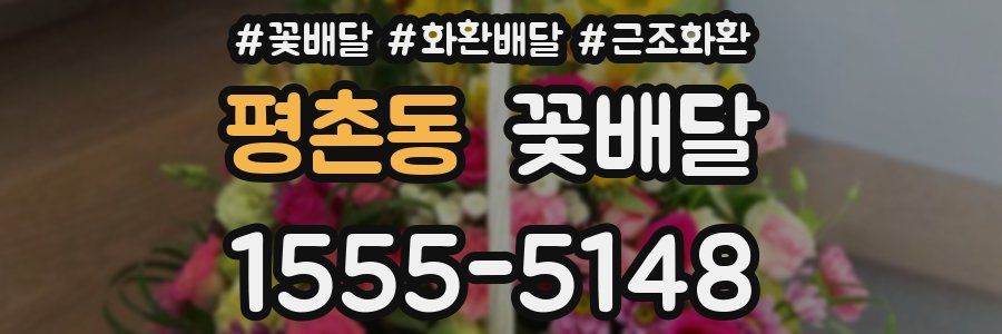 평촌동 꽃배달