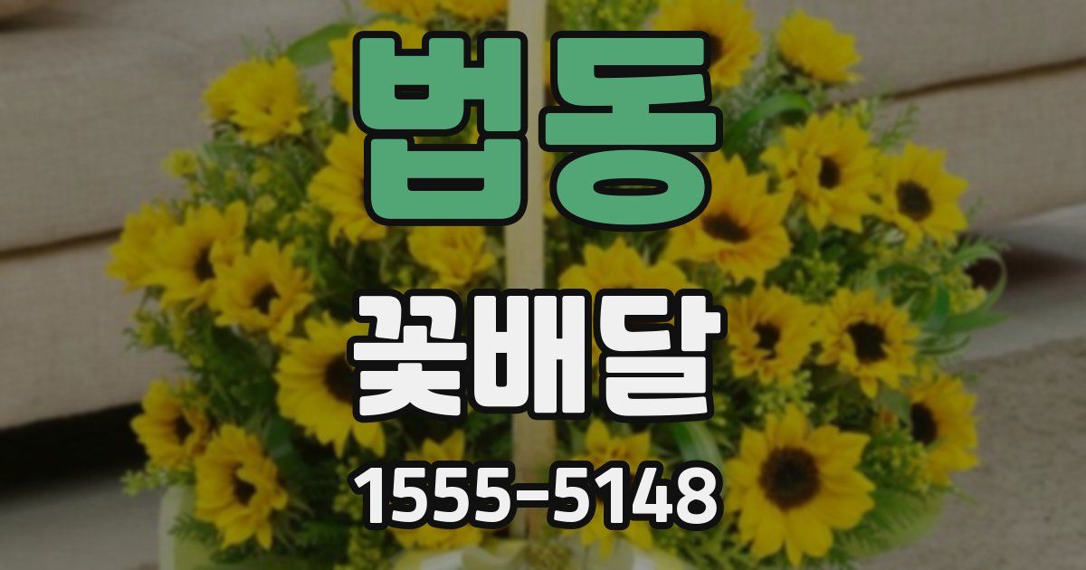 법동 꽃배달