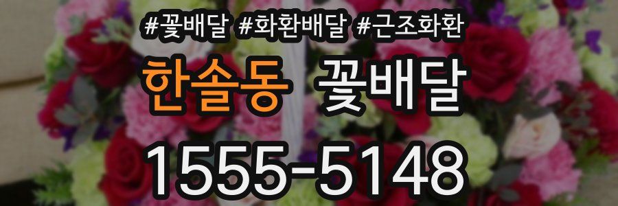 한솔동 꽃배달