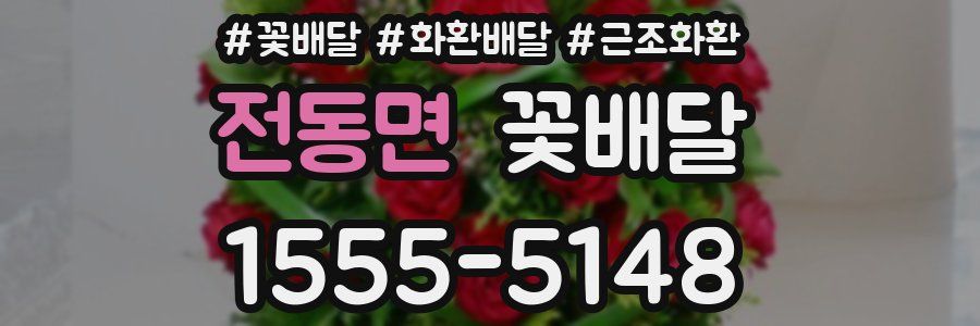 전동면 꽃배달