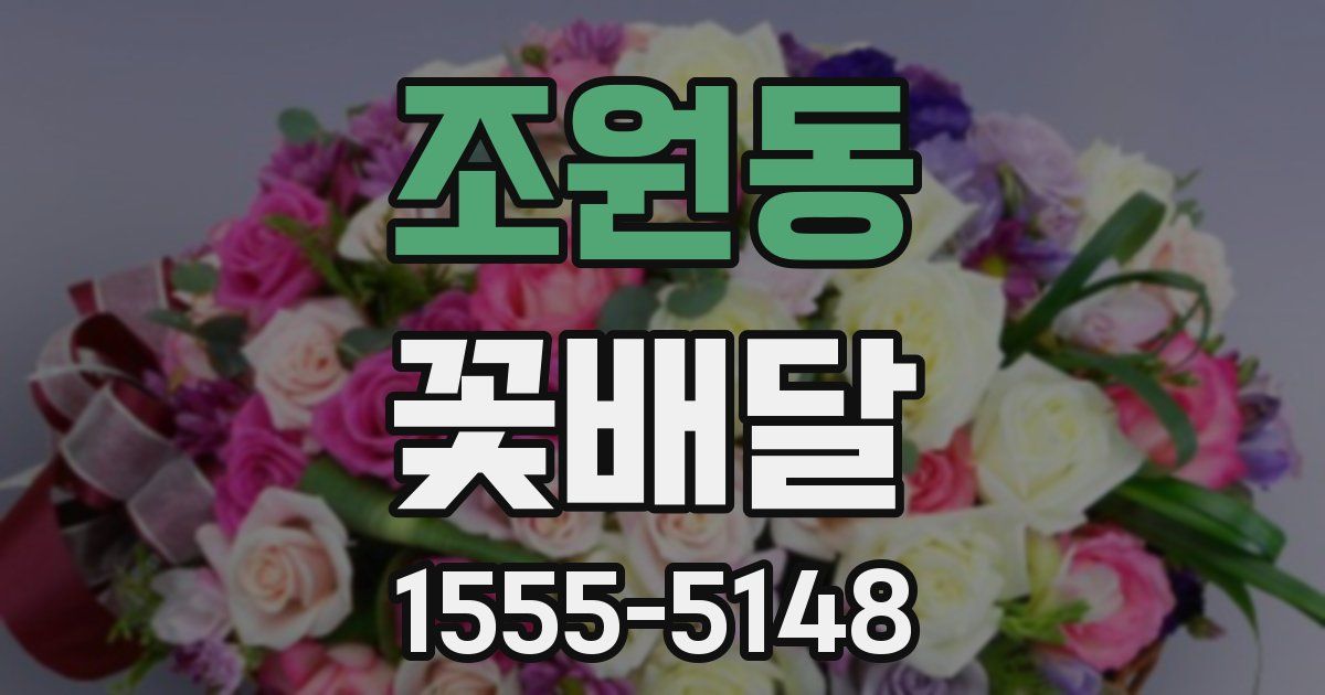조원동 꽃배달