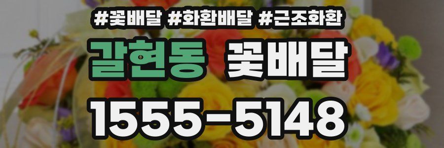 갈현동 꽃배달
