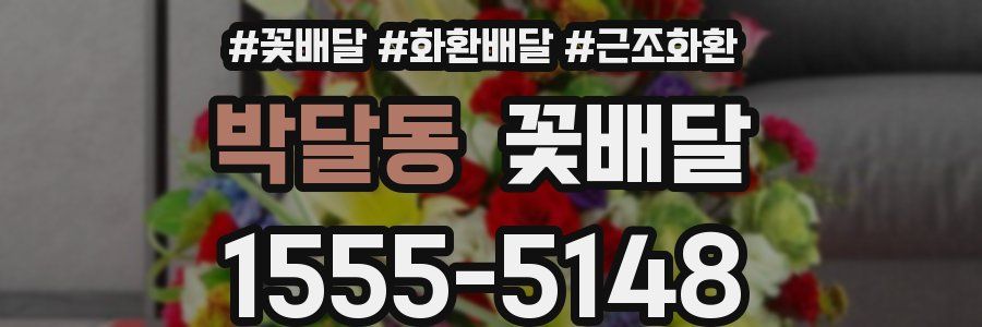 박달동 꽃배달