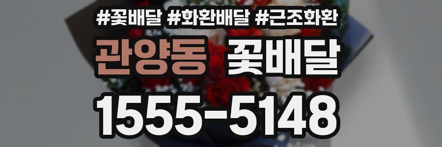 관양동 꽃배달