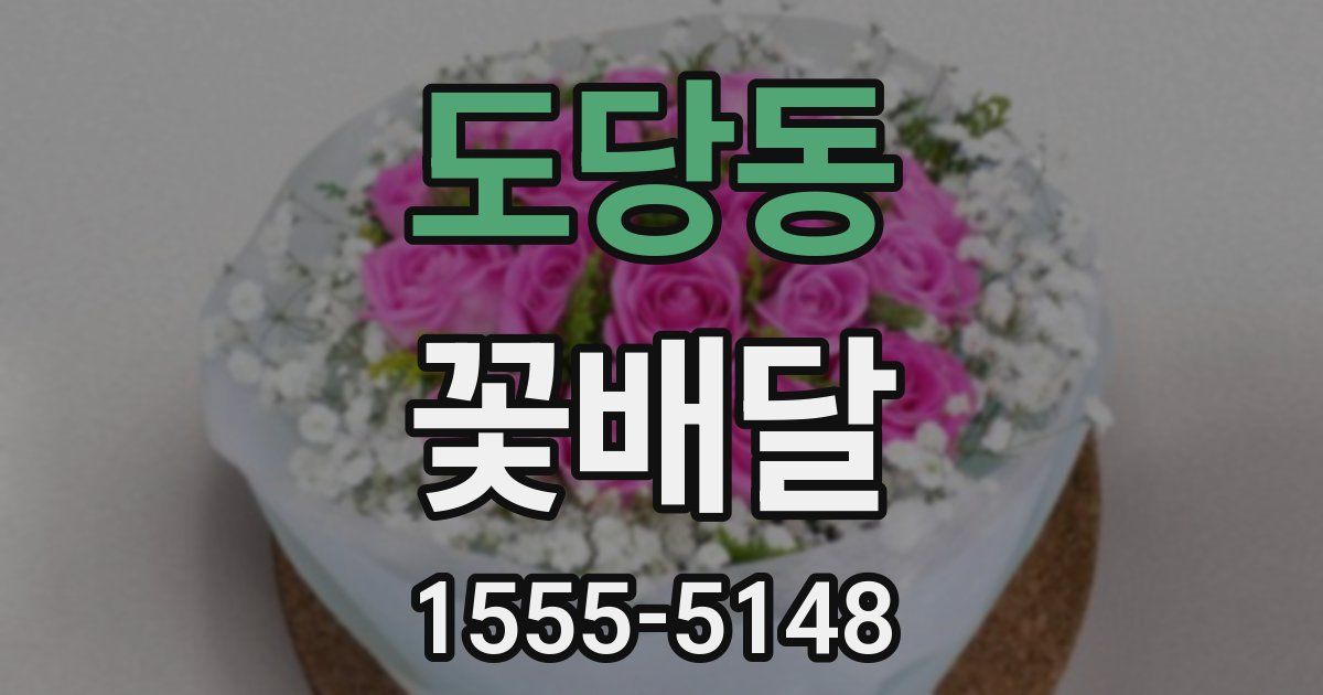 도당동 꽃배달