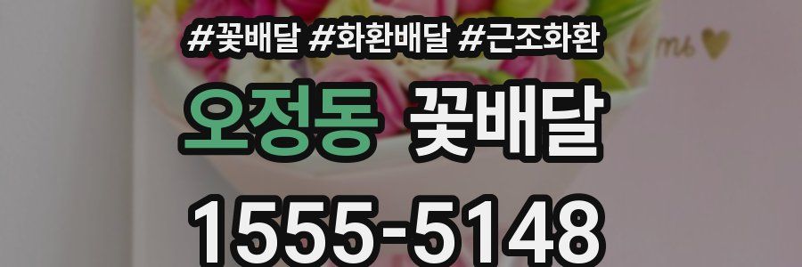 오정동 꽃배달