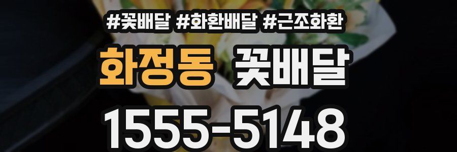 화정동 꽃배달