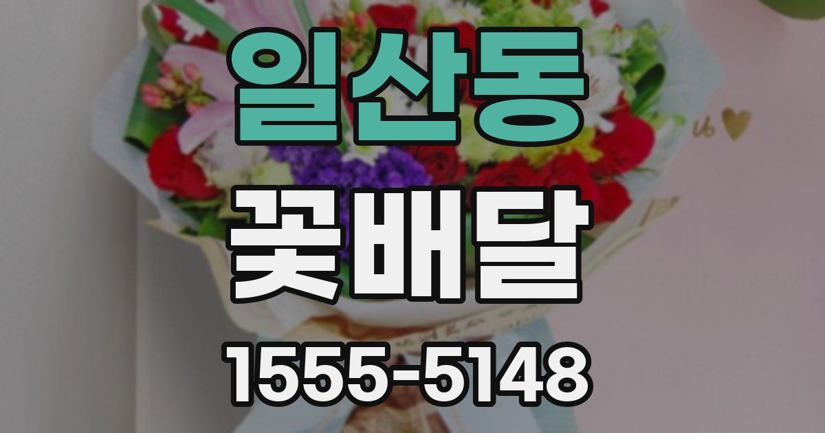 일산동 꽃배달