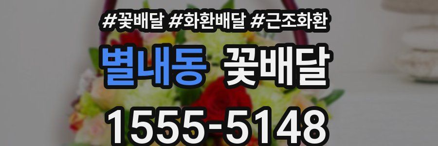 별내동 꽃배달