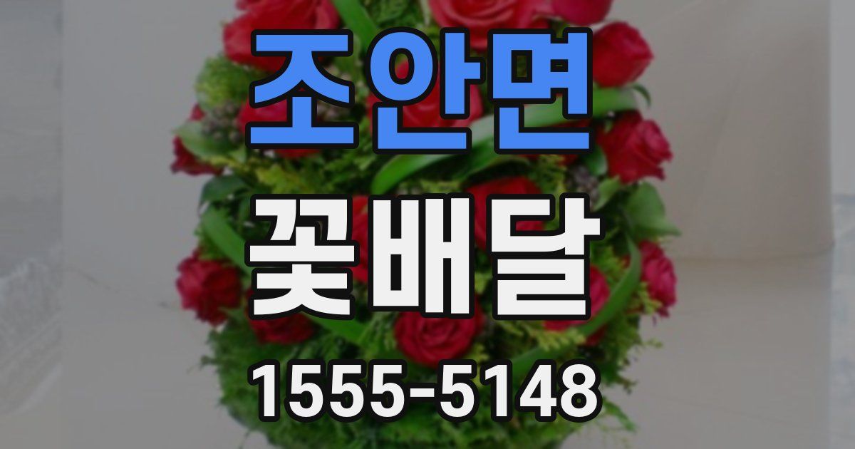조안면 꽃배달