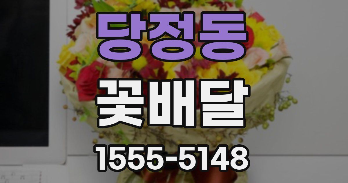 당정동 꽃배달