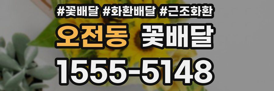 오전동 꽃배달