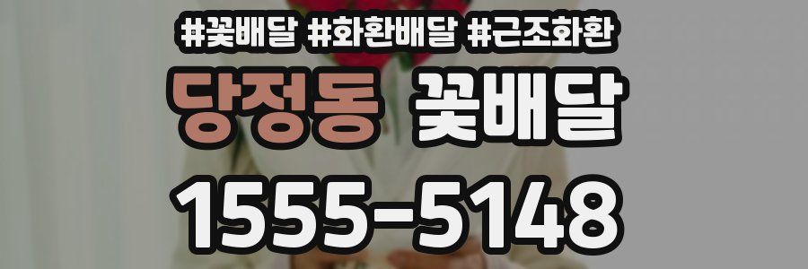 당정동 꽃배달
