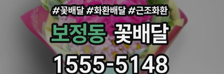 보정동 꽃배달