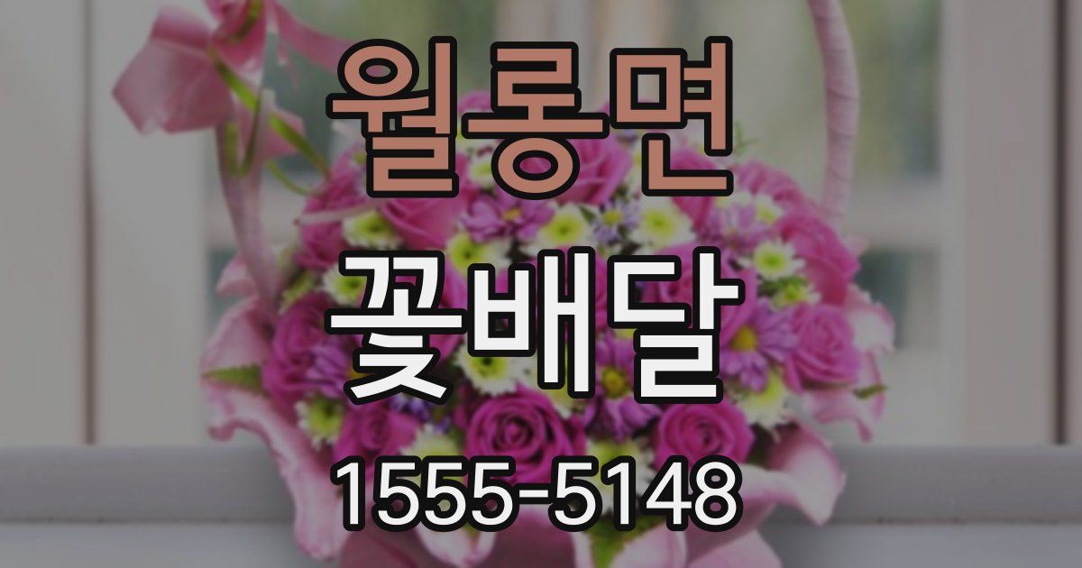월롱면 꽃배달