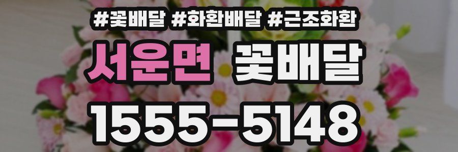 서운면 꽃배달