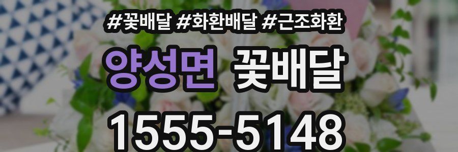 양성면 꽃배달