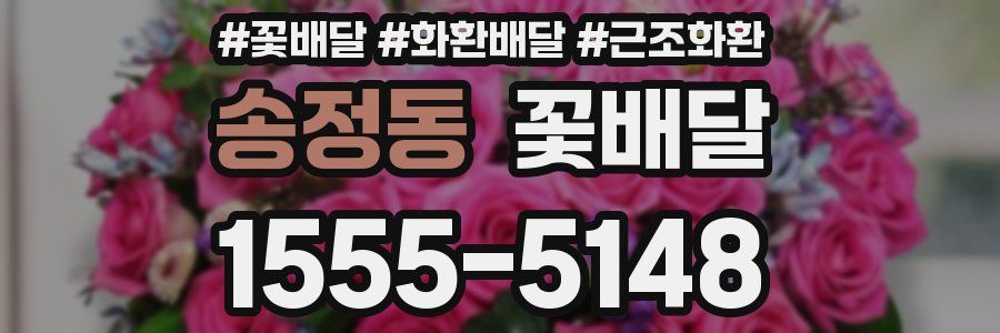 송정동 꽃배달