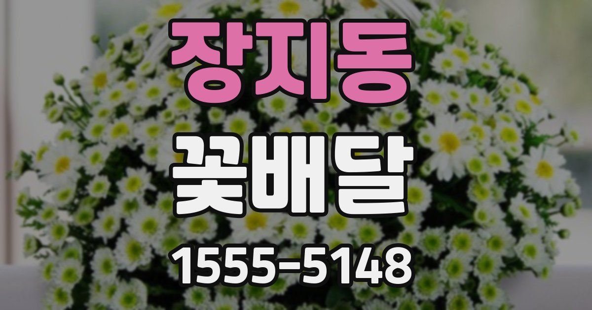 장지동 꽃배달