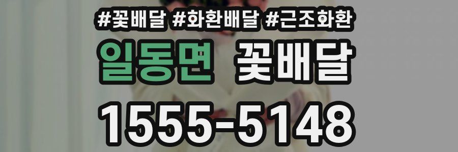 일동면 꽃배달