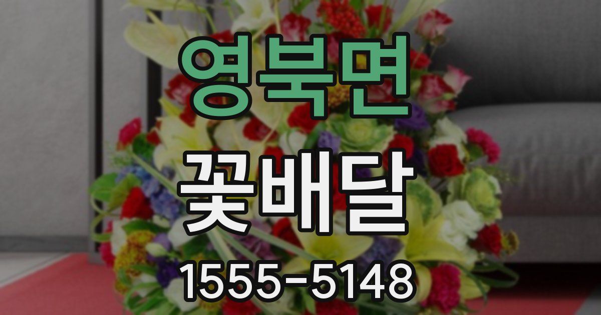 영북면 꽃배달