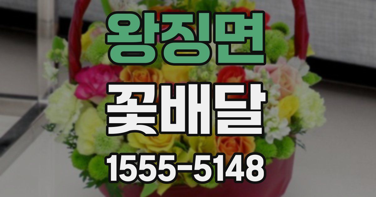 왕징면 꽃배달