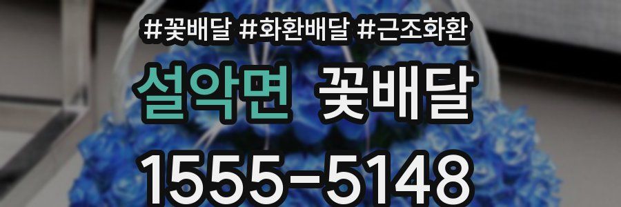 설악면 꽃배달