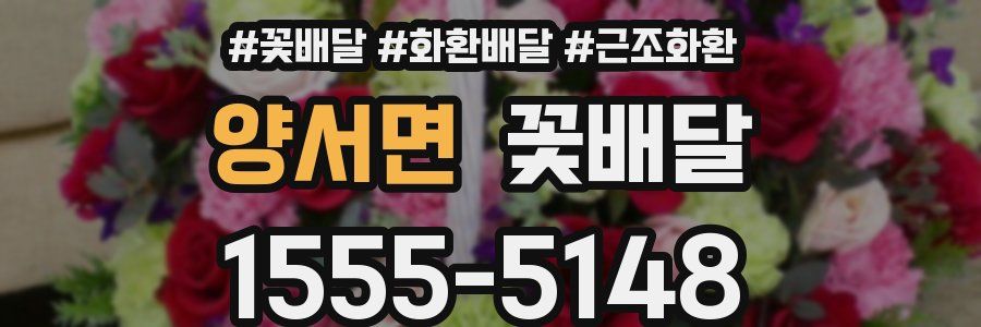 양서면 꽃배달