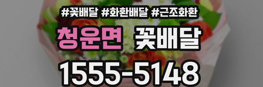 청운면 꽃배달