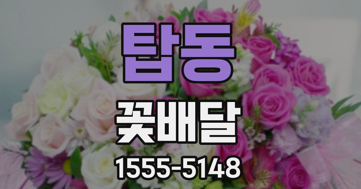 탑동 꽃배달