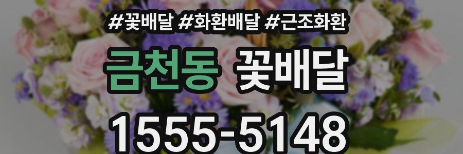 금천동 꽃배달