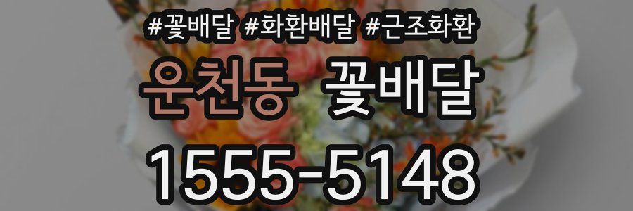 운천동 꽃배달