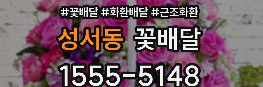 성서동 꽃배달