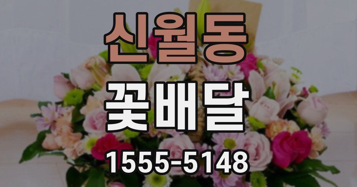 신월동 꽃배달