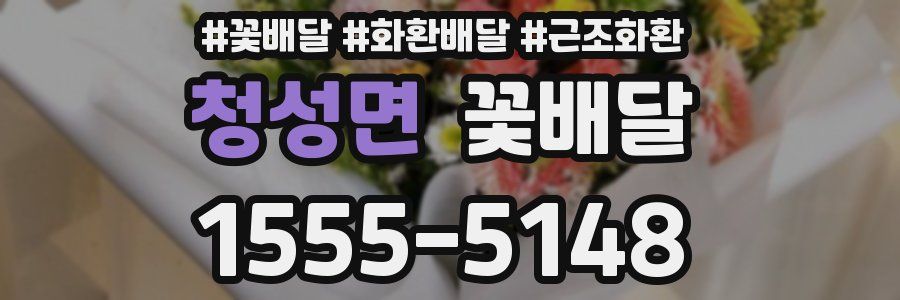 청성면 꽃배달