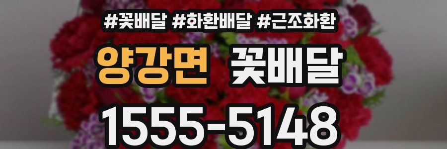 양강면 꽃배달