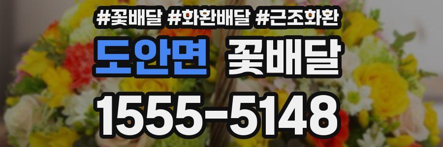 도안면 꽃배달