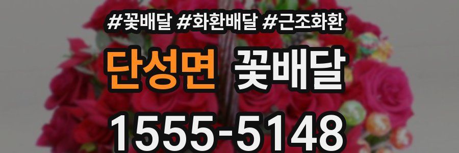 단성면 꽃배달