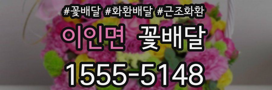 이인면 꽃배달