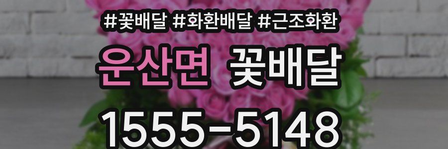운산면 꽃배달