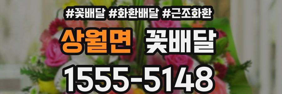 상월면 꽃배달
