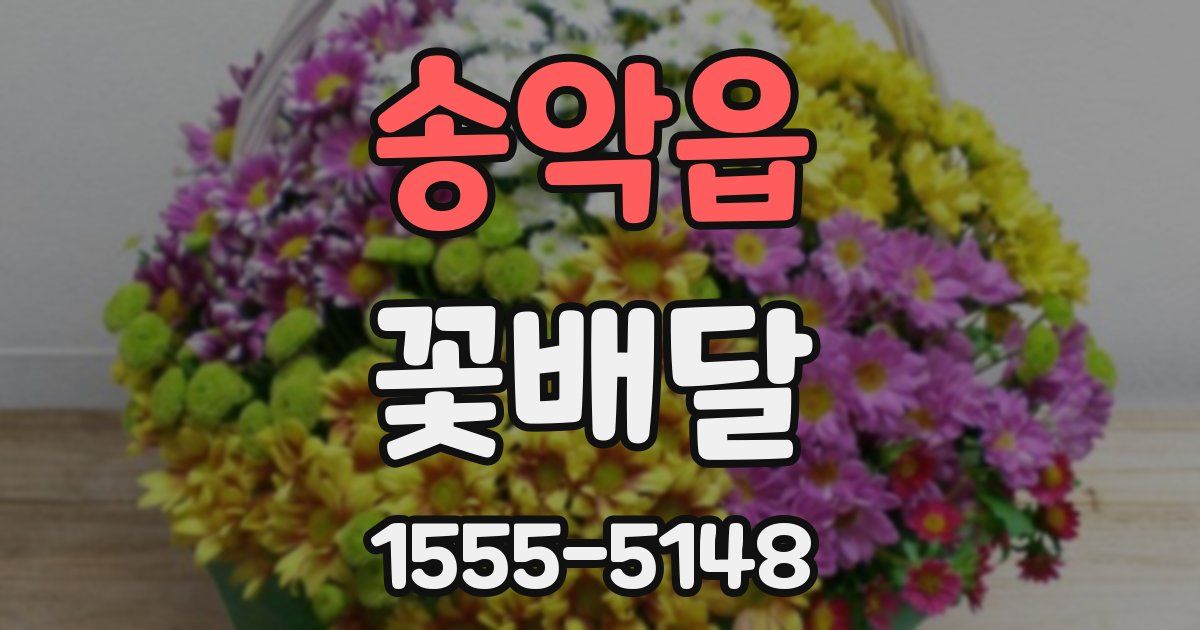 송악읍 꽃배달